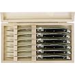 Black Handled Laguiole Verdier Heavy Duty Boxed Set of 6 Knives