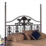 IMAGE OF Harvest Headboard Only Metal Finish: Gun Metal, Size: Full