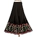 Floral Embroidered Long Skirt (Petite, Tall & Misses Sizes XS-3X)