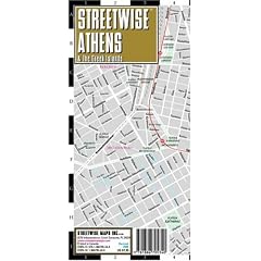 Streetwise Athens Map - Laminated City Center Street Map of Athens, Greece - Folding pocket size travel map with metro map