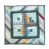 Diamond Log Cabin Toss Pillow 16 x 16 In.