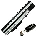 MSI Wind U100 U90 BTY-S11 BTY-S12 MS-N011 U100W-085NL series Replacement Laptop Notebook Battery P/N: BTY-S11 BTY-S12 3715A-MS6837D1 14L-MS6837D1 6317A-RTL8187SE TX2-RTL8187SE Come with a USB 2.0 SD Card reader W/ Free Super Saver Shipping