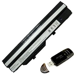 MSI Wind U100 U90 BTY-S11 BTY-S12 MS-N011 U100W-085NL series Replacement Laptop Notebook Battery P/N: BTY-S11 BTY-S12 3715A-MS6837D1 14L-MS6837D1 6317A-RTL8187SE TX2-RTL8187SE Come with a USB 2.0 SD Card reader