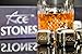 ACE Whiskey Stones - Rock Your Party With Stylish Reusable Stainless Steel Ice Cubes! Comes In Classy EVA Gift Box. B01M9F7CYM For Tongs Option