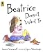 Book cover of Beatrice Doesn't Want To.