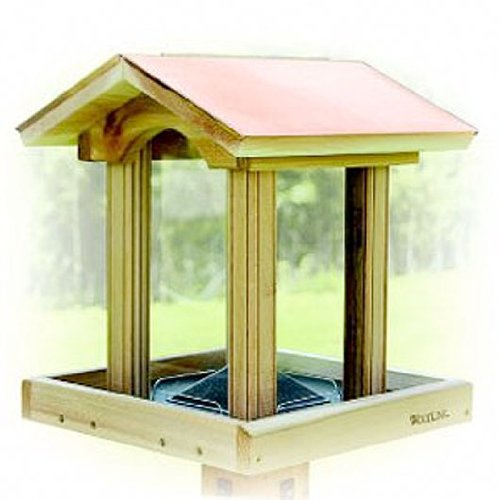 WoodLink Coppertop Cedar Hopper Bird Feeder