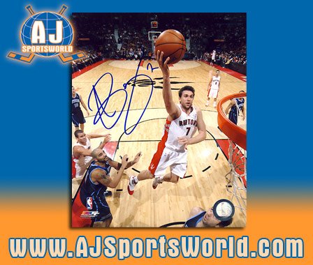 ANDREA BARGNANI Toronto Raptors Signed 16x20 Photo
