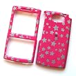 Samsung EPIX i907 Snap-on Protector Hard Case Image Cover "Glitter Stars Pink" Design