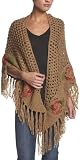 Jessica Simpson Women's Chunky Crochet Triangle Scarf