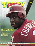 Phillies Today Official Magazine Scorecard, September 1991, Wes Chamberlain (September 1991)