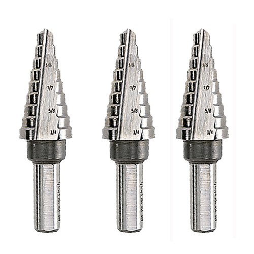 Bosch SDH30 3 Piece High Speed Steel Step Drill Bit Set Guide