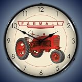 Farmall Lighted Wall Clock