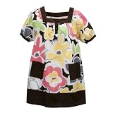 Toddler Girls' Cherokee Printed Large Floral Shirtdress