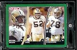 2007 Topps Total # 58 Jammal Brown / Jeff Faine / Jon Stinchcomb - New Orleans Saints - Football Card