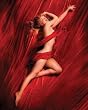 Marilyn Monroe Movie (Red Silk) Poster Print - 16x20