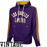 NBA Men's Los Angeles Lakers Originals Springfield Full Zip Hood (Purple, Large)