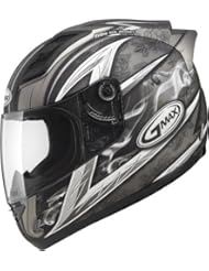 Automotive Parts and Accessories: G-Max GM69 Full Face Helmet Crusader II Flat Titanium/Dark Silver XXXL 3XL - G-Max
