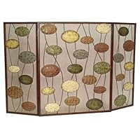 Oval Accent Fireplace Screen
