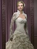 Formal Strappless A-Line Wedding Gown