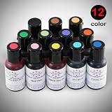 12 Americolor Amerimist Airbrush Food Colors 0.7oz for Cake Decoration