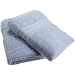 1888 Mills 100-Percent Organic Cotton Oversized Bath Towel Set of 2, Water Blue