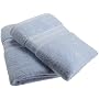 1888 Mills 100-Percent Organic Cotton Oversized Bath Towel Set of 2, Water Blue