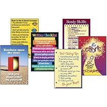 Trend TA6684 Argus large 13-3/8 x 9 poster combo pack, classroom basics, 6/pack