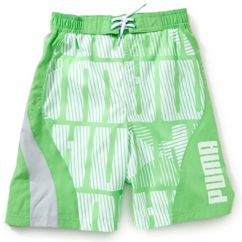 PUMA Jungen Long Board Shorts No.1 Logo, summer green, 140, 819459 02 Preisvergleich