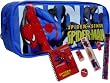 Spider Man Blue Pencil Case + Stationery Set