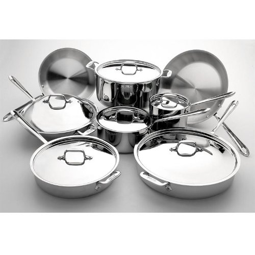 All-Clad Stainless 14-Piece Cookware Set product image