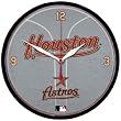 Houston Astros MLB Round Wall Clock