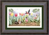 Garden Faeries Collection: In the Garden Framed Art Print by Claire Murray,31.7 in. x 22.4 in. Frame