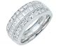 1.70 cttw Karina B(tm) Princess Diamonds Band - Platinum, 18kt White or Yellow Gold