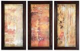 Uttermost 50872 Sunlight Reflections - Set of Three - Decorative Painting - Hand Painted Art Work