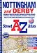 A-Z Nottingham and Derby Street Atlas
