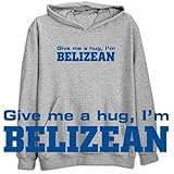 Sweatshirt Heather Gray  Give Me Belizean  Belize Country