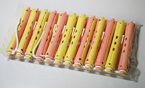 12 Professional Perming Rods Hair Tools Sizes 1.4 cm Curling Hairdressing Perm