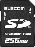 ELECOM SDメモリカード 256MB ブラック MF-CSD256BK