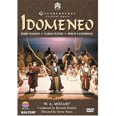 Mozart - Idomeneo Trevor Nunn, Bernard Haitink - Langridge, Kenny, Vaness, Hadley,... by