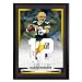 Aaron Rodgers Autographed Green Bay Packers Jersey Numbers Piece (UDA)