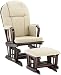 Shermag Glider Rocker Combo, Cherry with Beige Chenille
