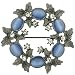 Pugster Stone Wreath Brooch Gifts