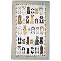 Ulster Weavers Dogs Arrived Linen Tea Towel