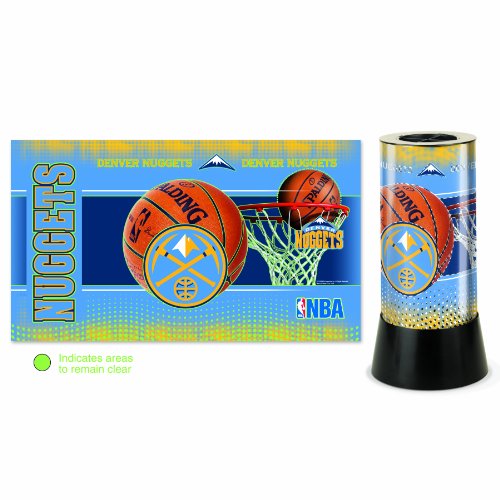 NBA Denver Nuggets Rotating Lamp