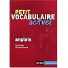 Petit Vocabulaire Actuel Anglais