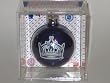 LOS ANGELES KINGS (2 5/8" In Diameter) Glass Logo CHRISTMAS ORNAMENT