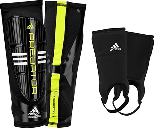 Adidas Predator X Shinguard, Black/White/Electricity, 