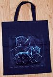 Rays Blue Fandango Tasche - Christina Bötzel - Einkaufstasche Tragetasche Stoffbeutel Beutel Bag Pony Reitsport Pferde Pferd Reiten Geschenk Geburtstag T-Shirt
