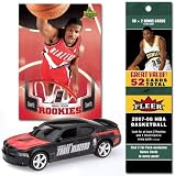 Upper Deck Portland Trailblazers Upper Deck NBA 2007-08 Dodge Charger with Greg Oden Trading Card and 2007-08 Fleer Fat Pack