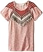 Miss Me Big Girls' Mixed Media Top